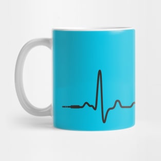 Headphone Heartbeat Mug